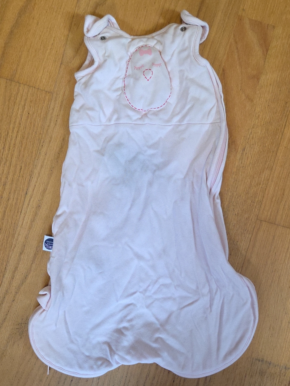 Nested Bean Pink Sleeveless Sleep Sack